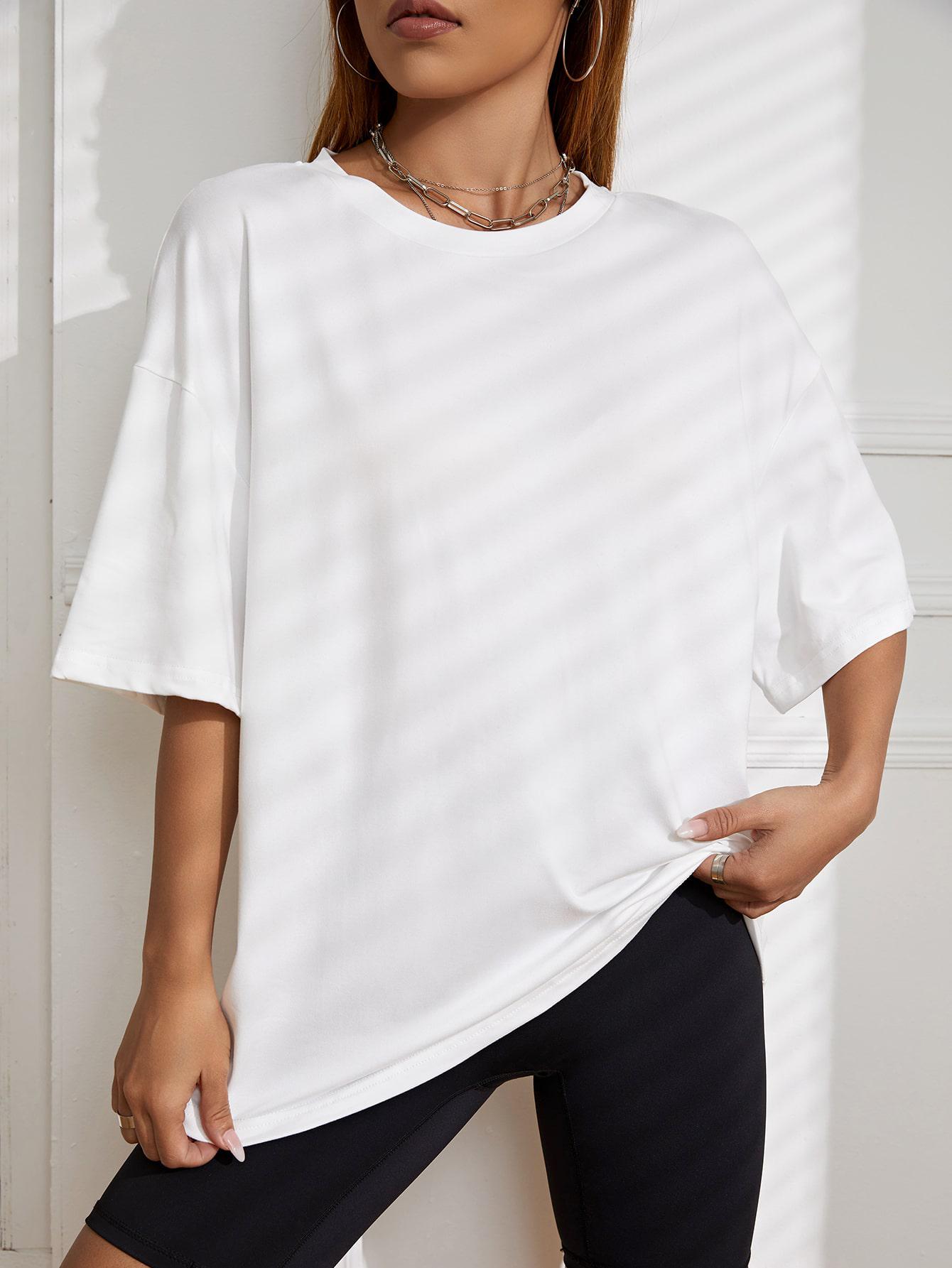 BIAŁY T-SHIRT BASIC