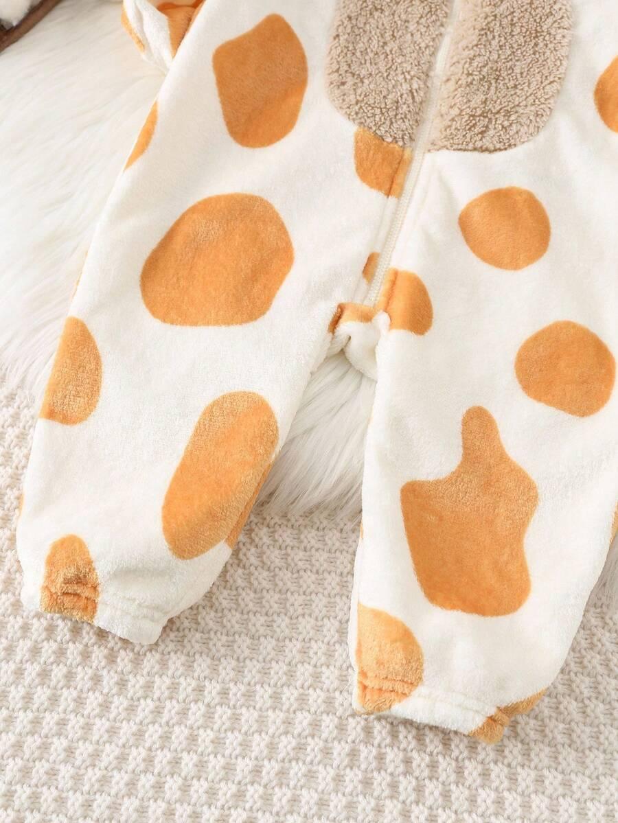 fluffy kombinezon animal print 