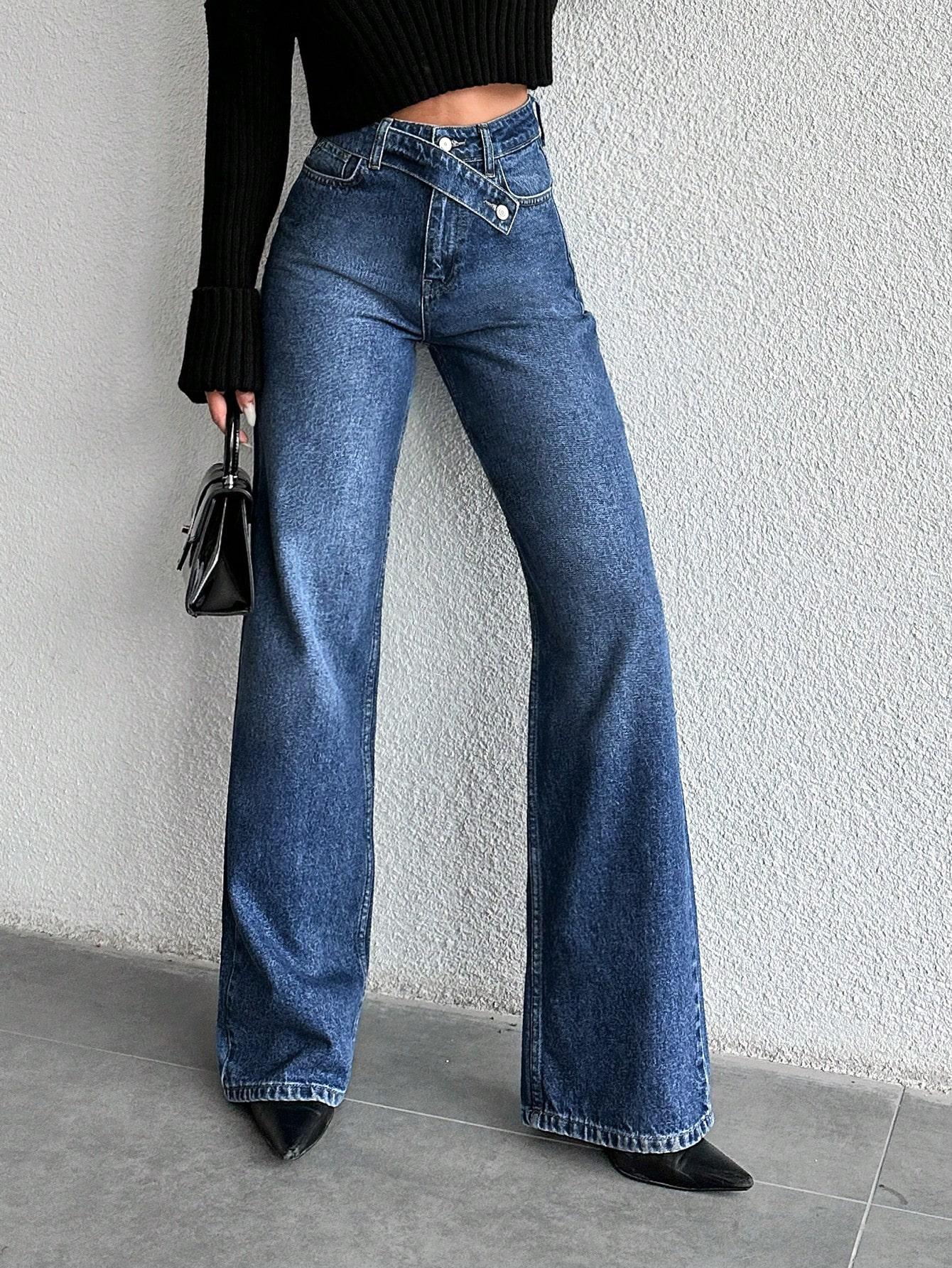 NIEBIESKIE SPODNIE JEANS