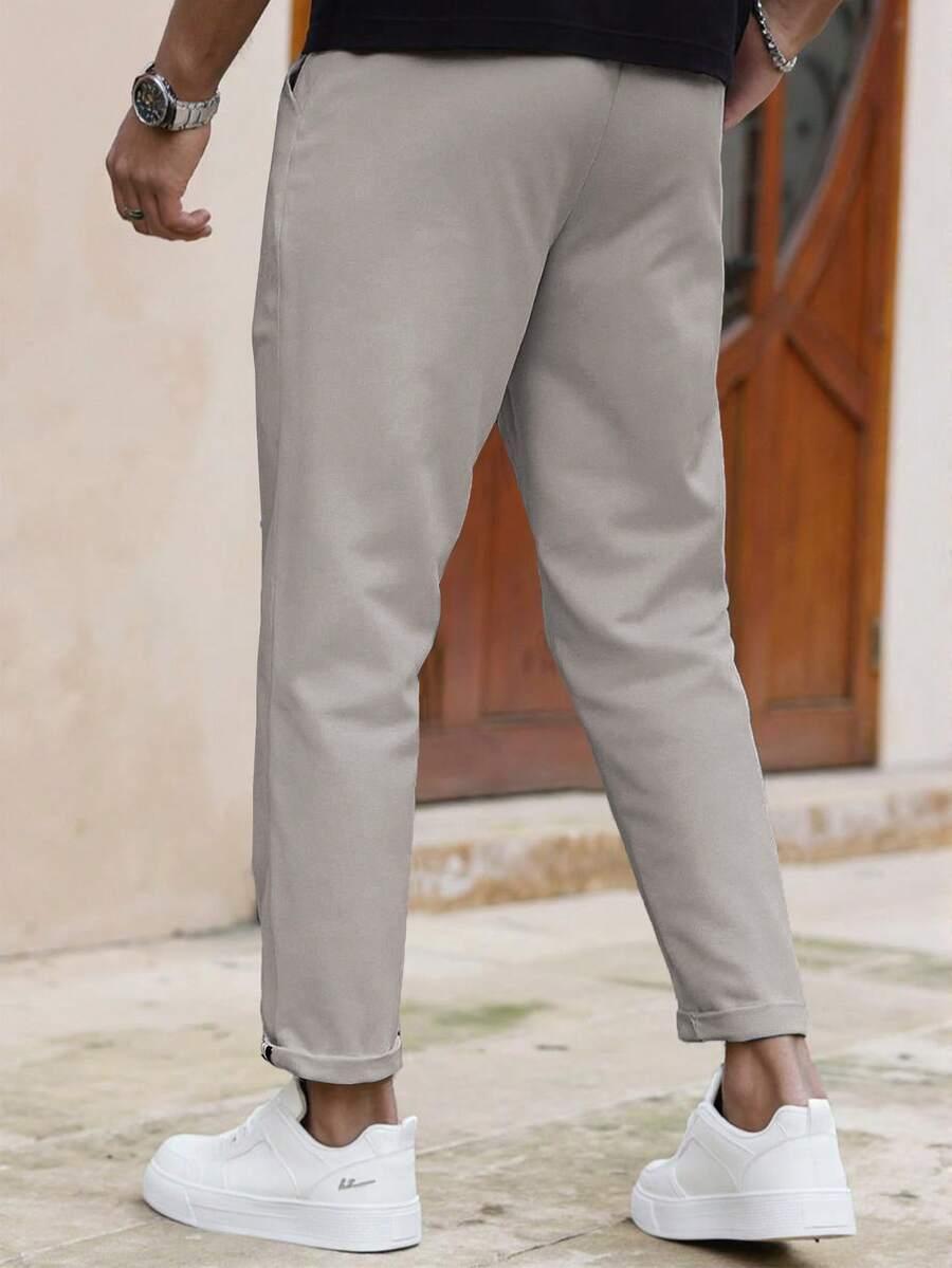 szare spodnie casual