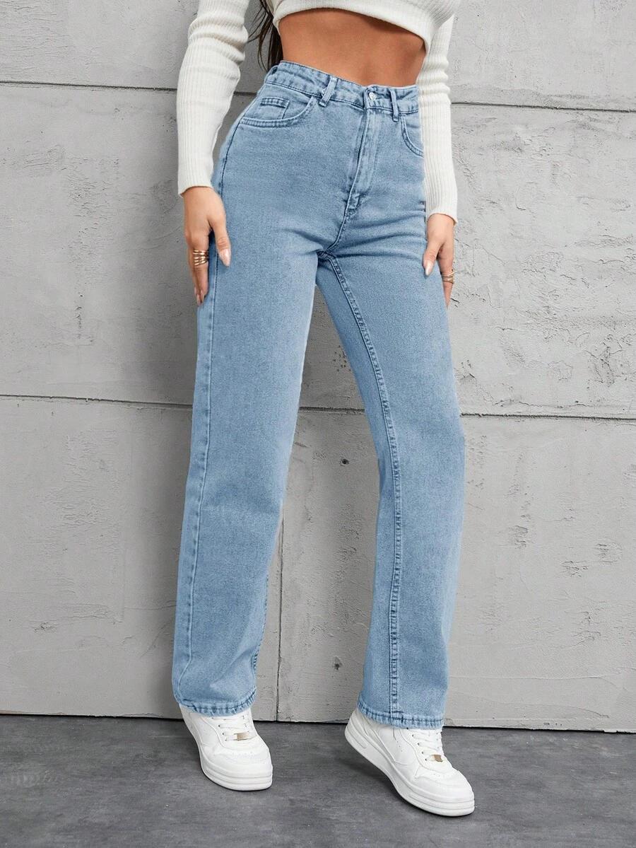 NIEBIESKIE SPODNIE JEANS