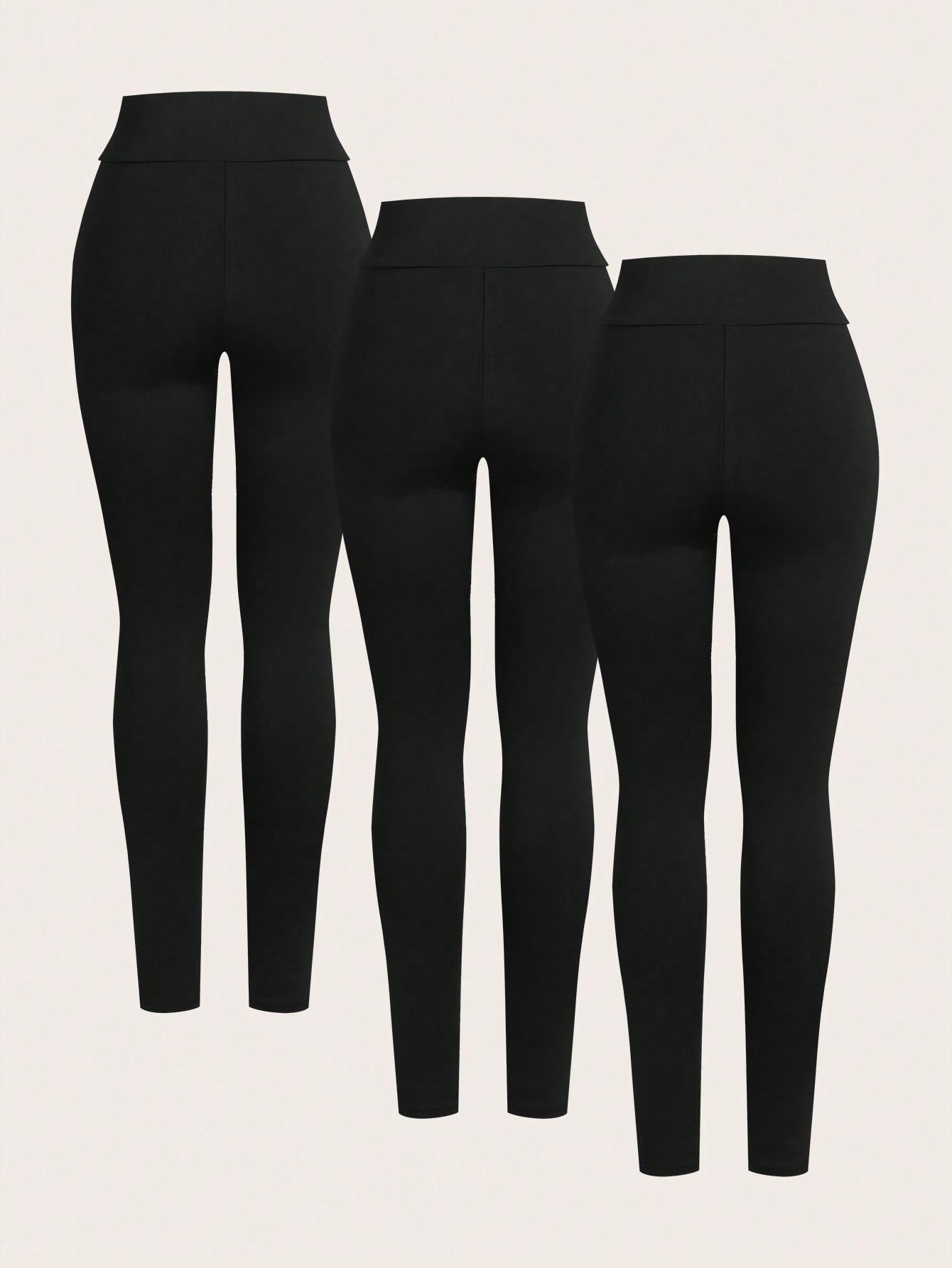 CZARNE LEGGINSY 2-pack
