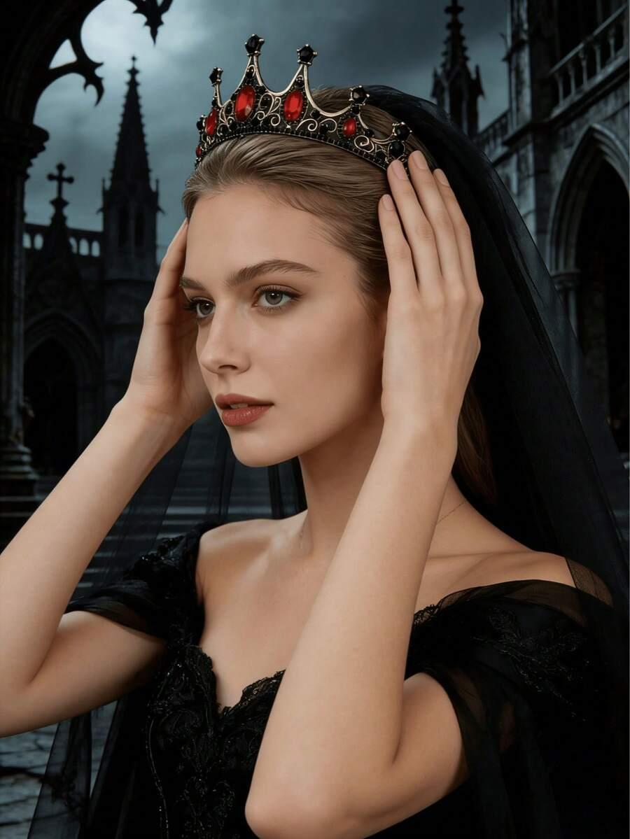 złota tiara zdobienie