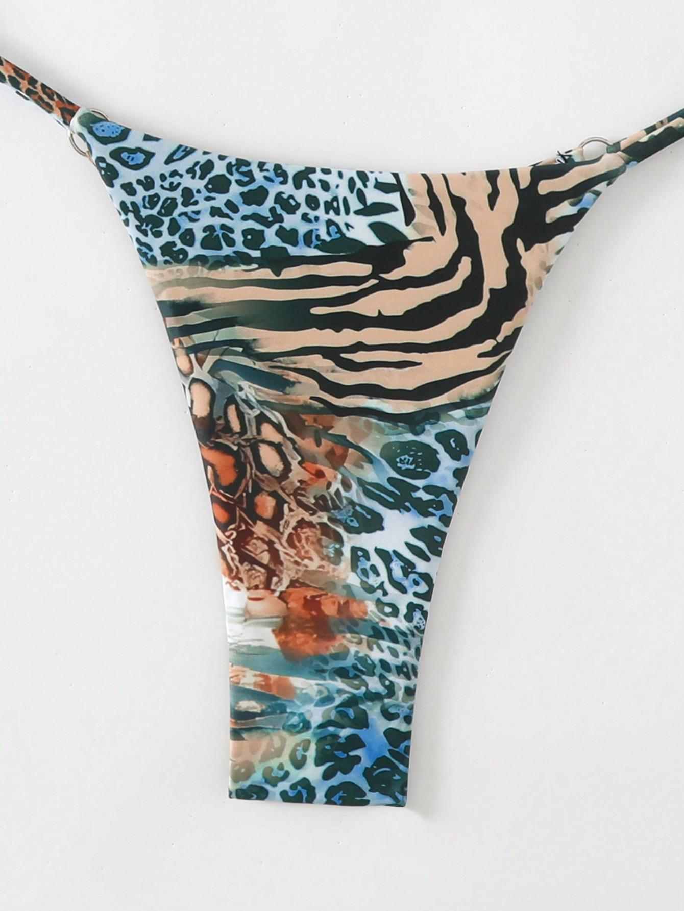 WIĄZANY KOMPLET BIKINI PRINT