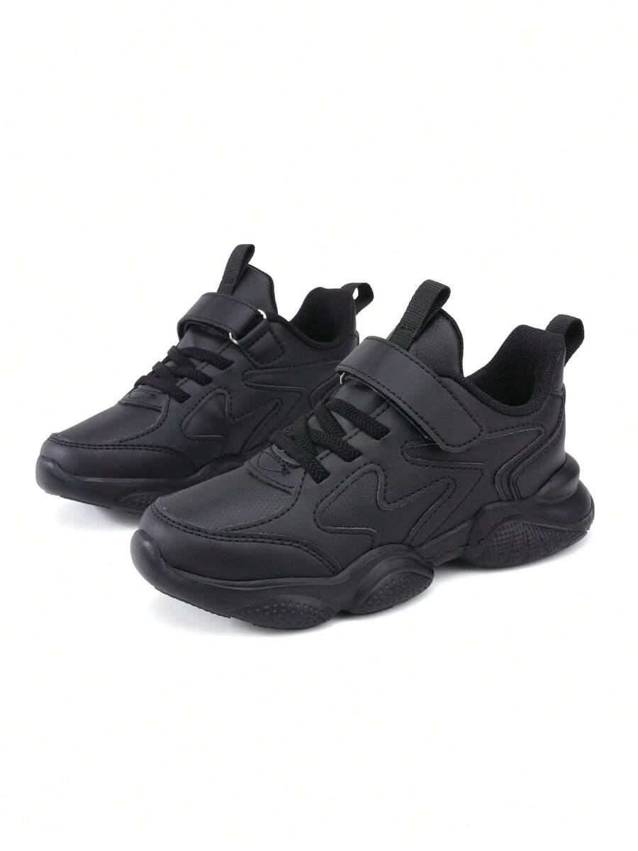 czarne buty sportowe imitacja skóry