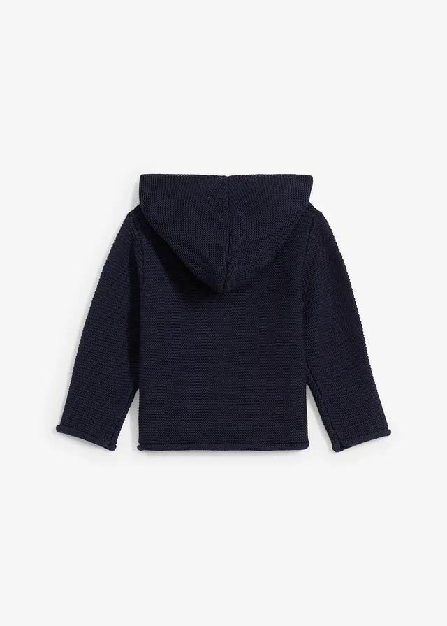 SWETER ROZPINANY Z KAPTUREM
