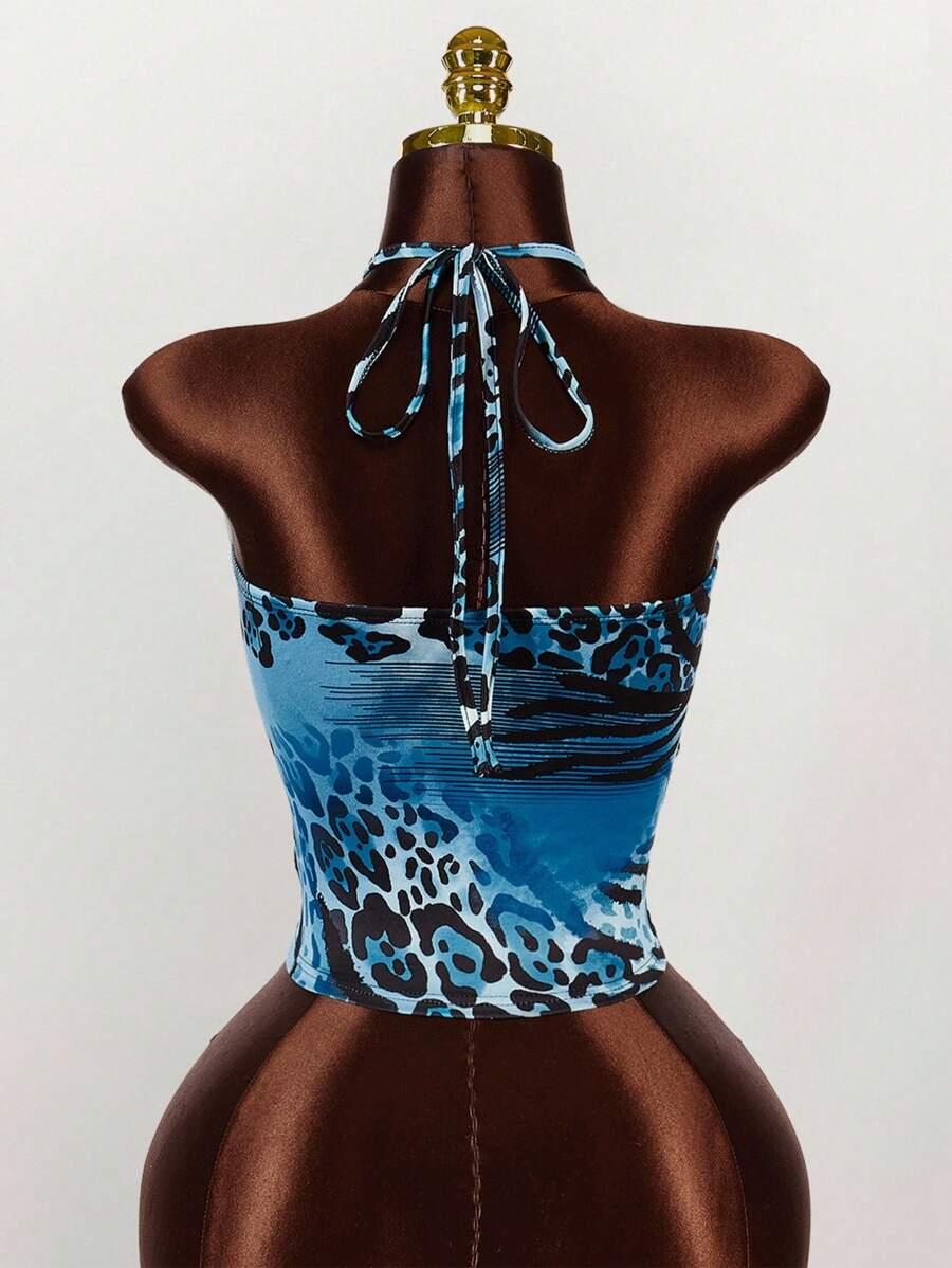TOP ANIMAL PRINT