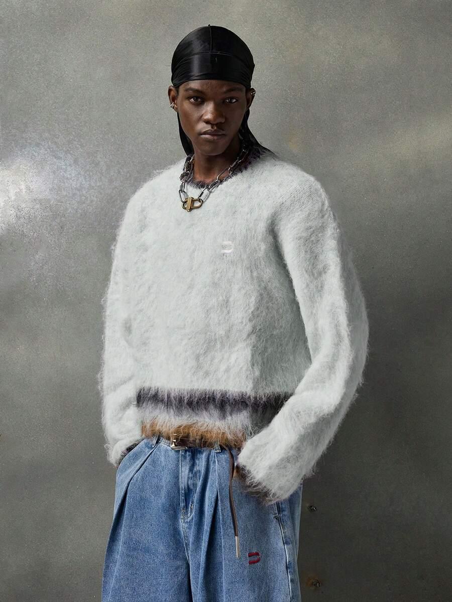 SWETER MĘSKI LUŹNY I SWOBODNY STYL