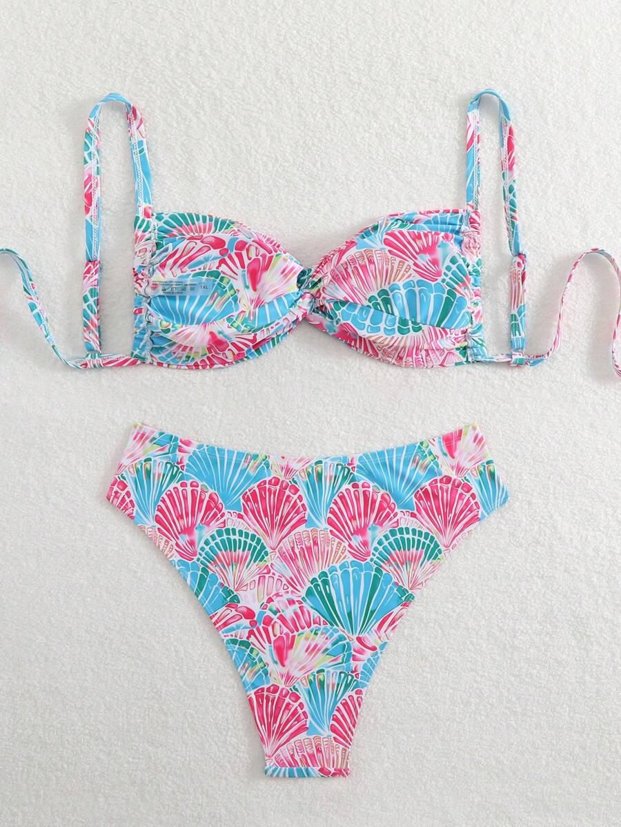 komplet bikini print 