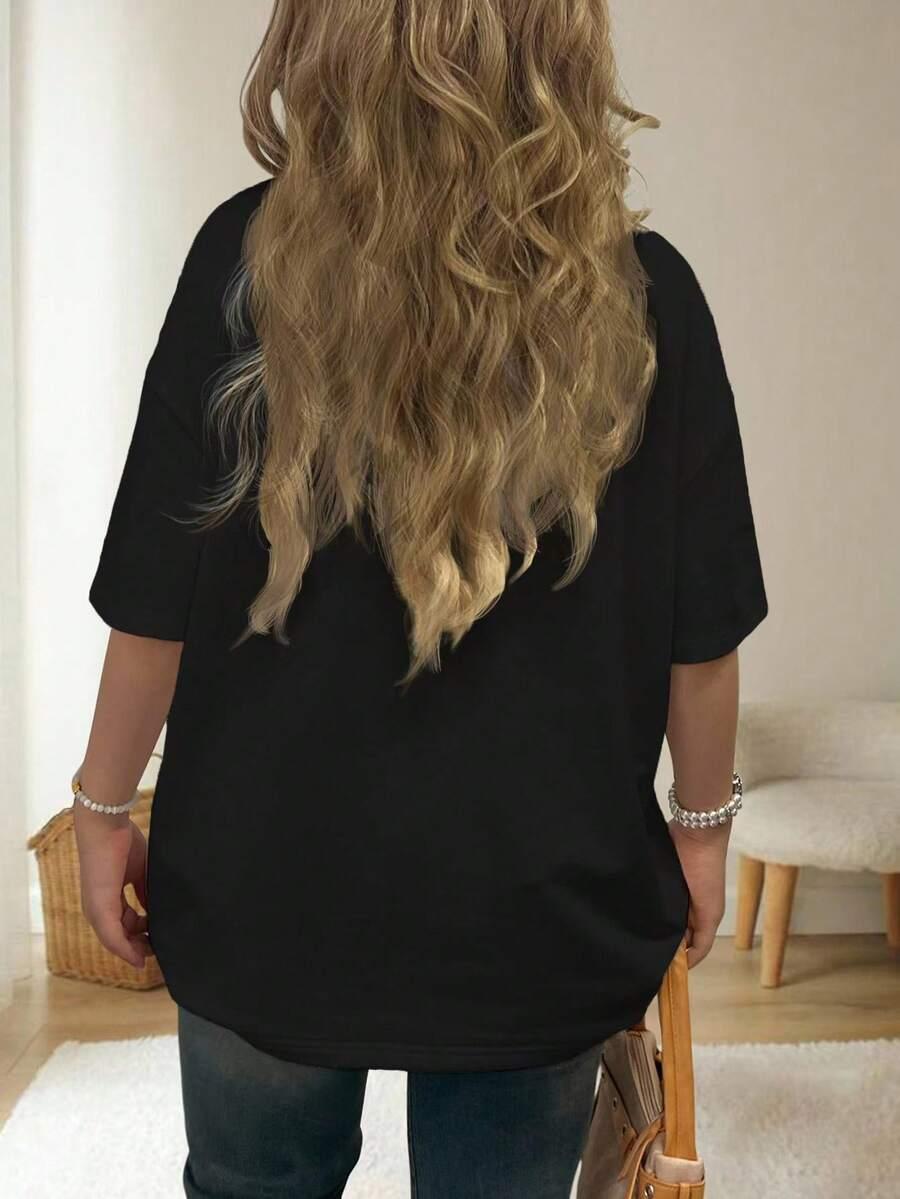 czarna bluzka serca