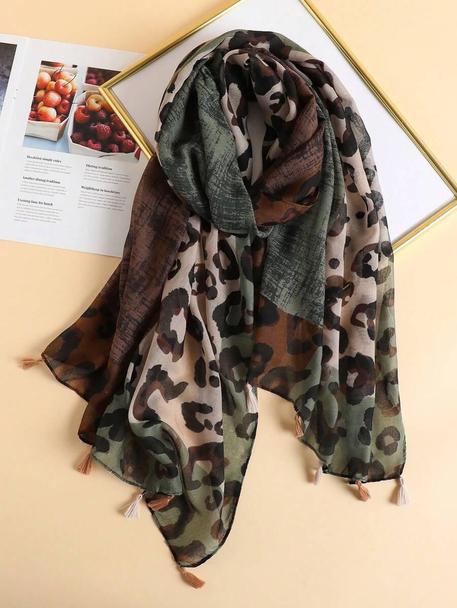 szal animal print 