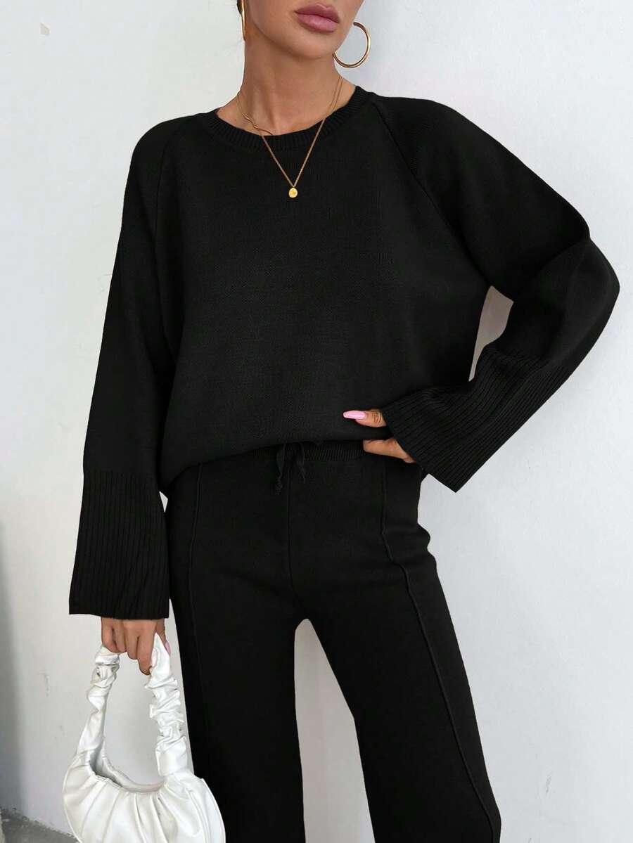 sweter spodnie komplet