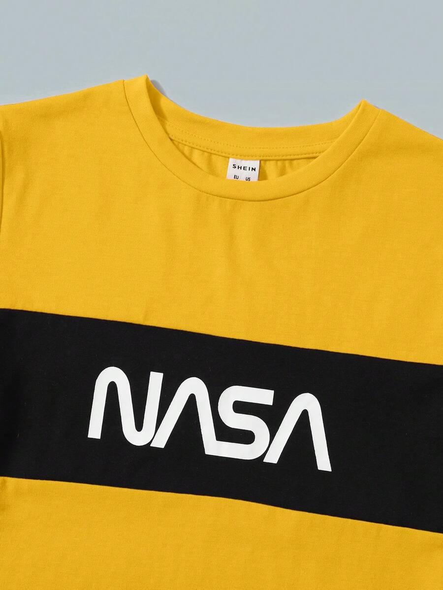 t-shirt spodenki komplet nasa