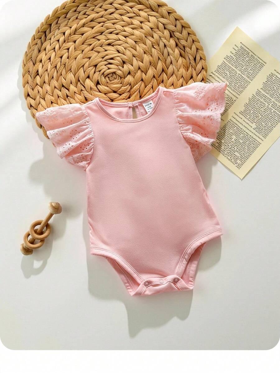 RÓŻOWe body KRÓTKI RĘKAW