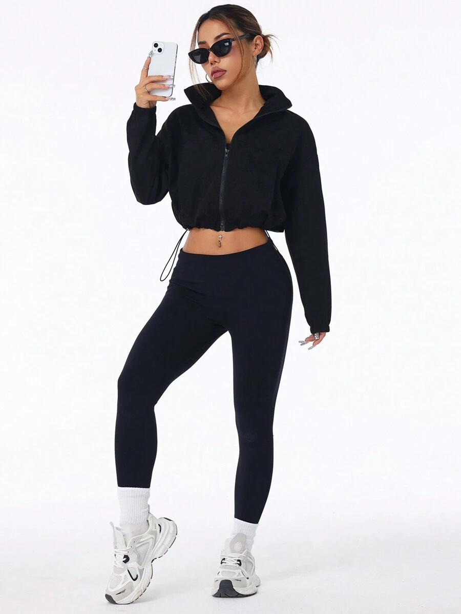 czarna bluza polar