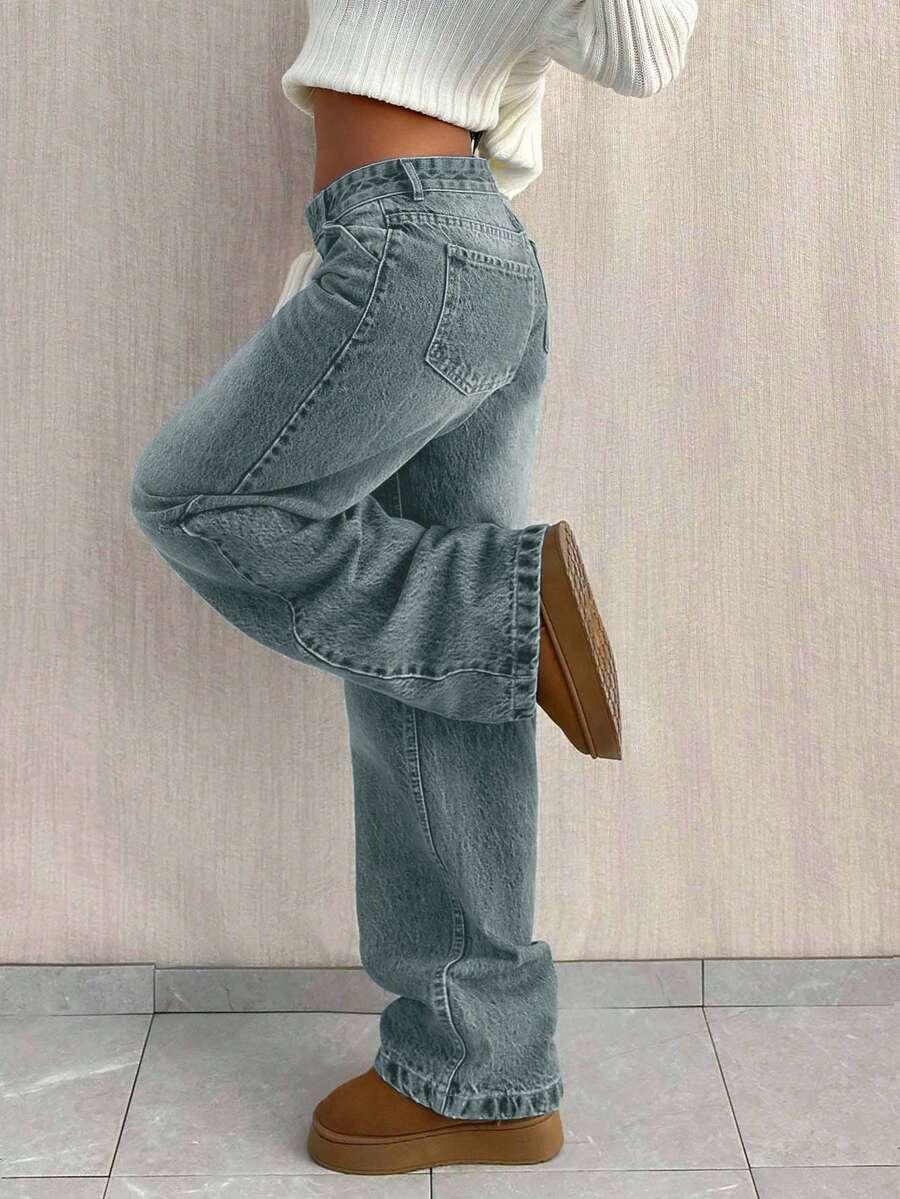 JEANSY NISKI STAN KIESZENIE 