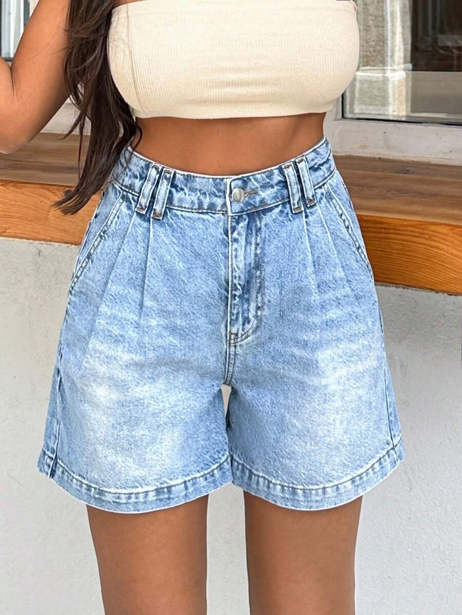 NIEBIESKIE SPODENKI JEANS