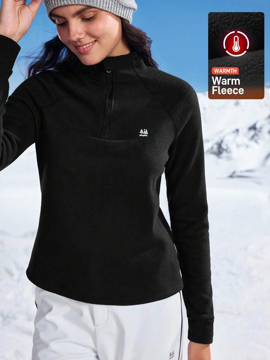 czarny sweter polar