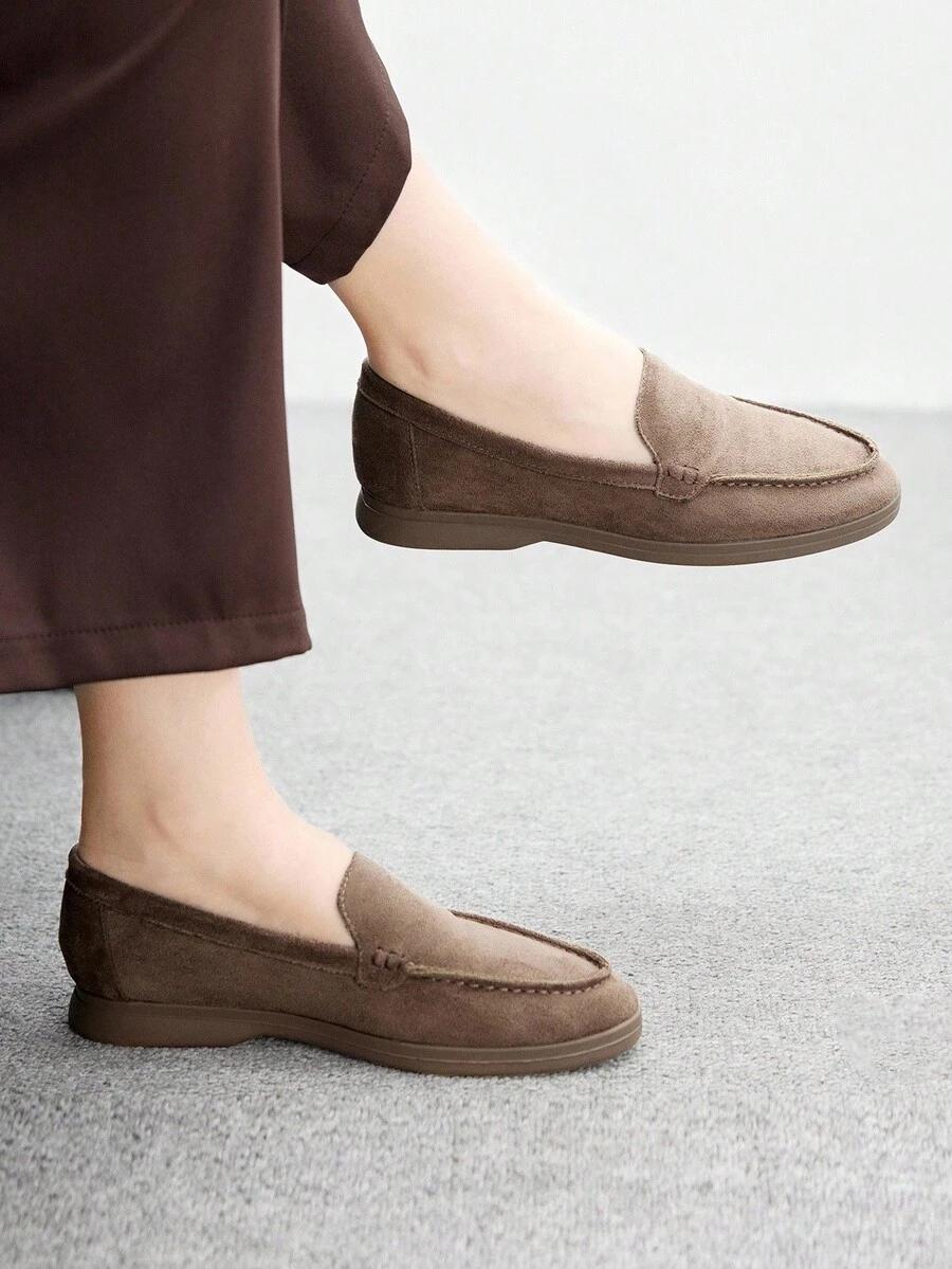 BRĄZOWE MOKASYNY CASUAL