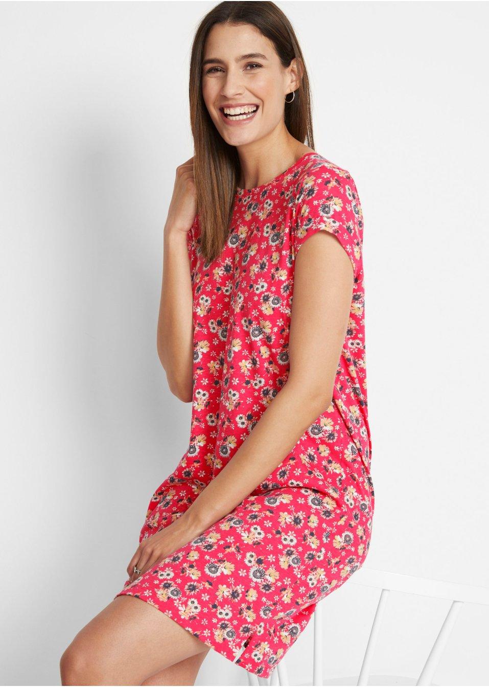 SUKIENKA PRINT KWIATY 