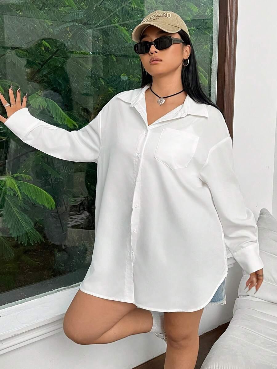 BIAŁA KOSZULA OVERSIZE