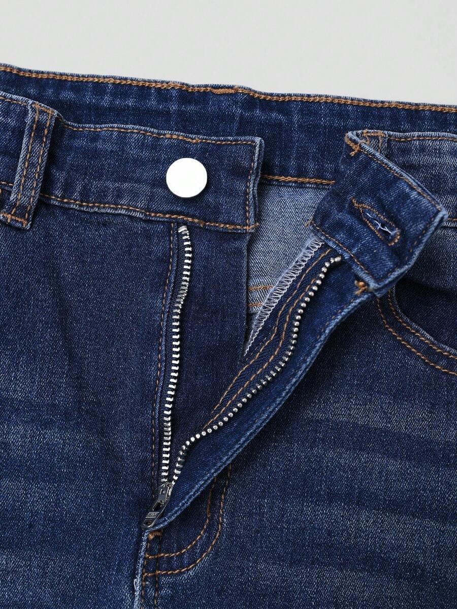 NIEBIESKIE SPODNIE JEANS 