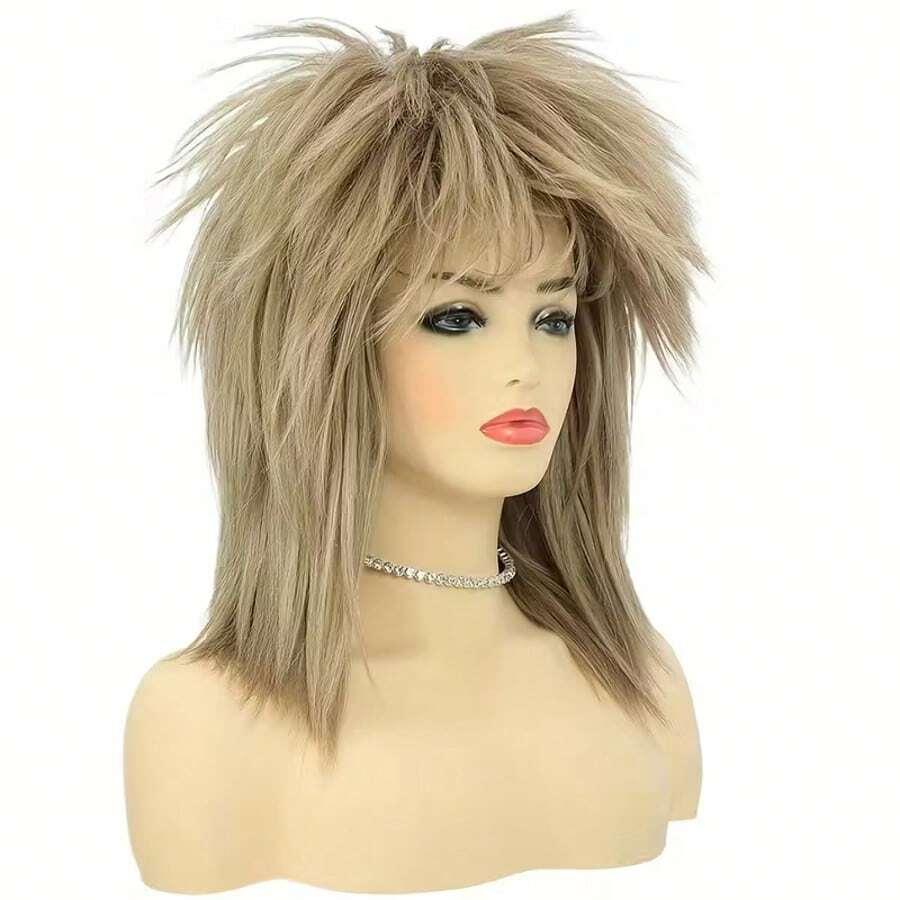 blond peruka włosy syntetyczne
