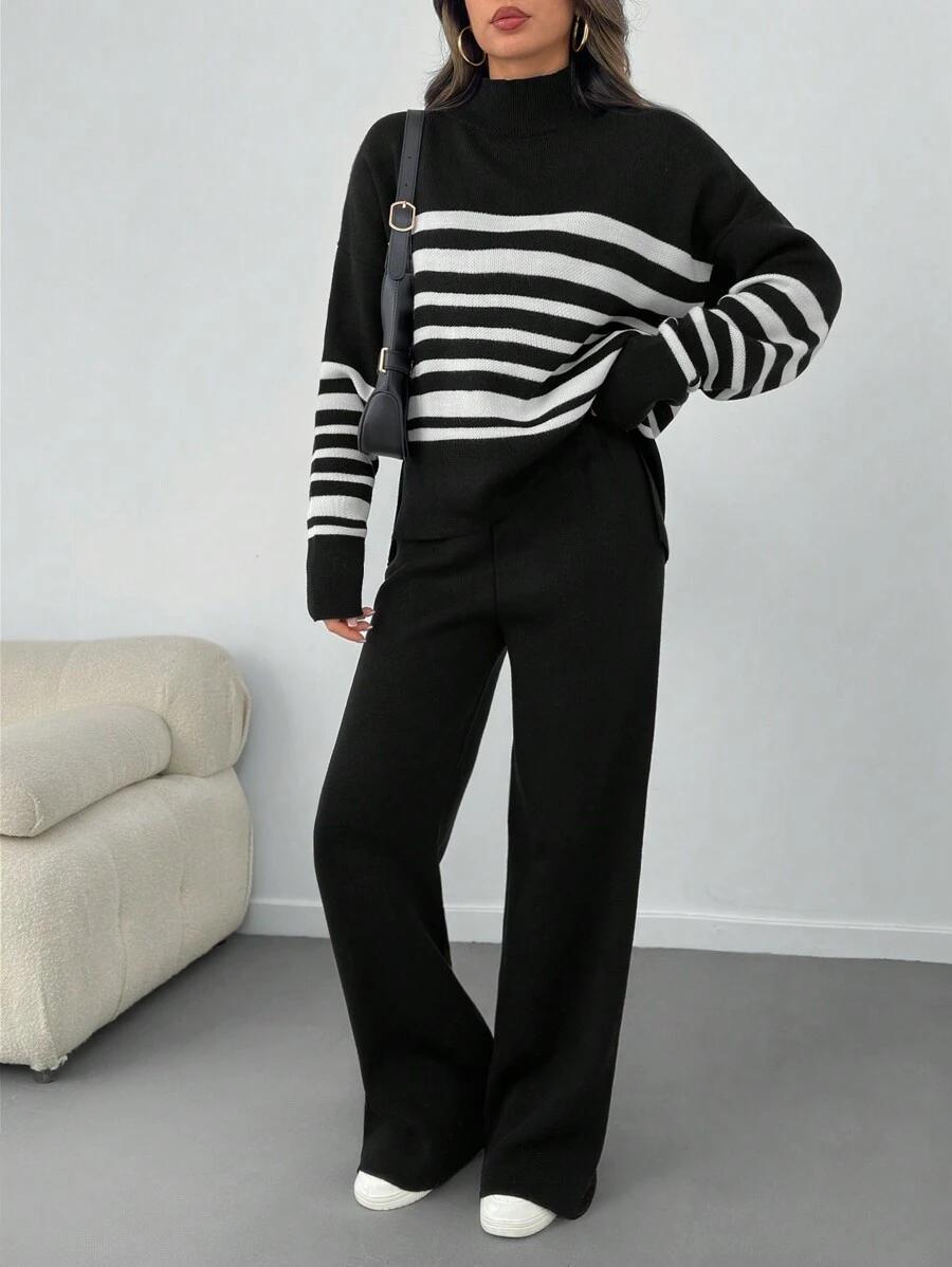 sweter spodnie komplet