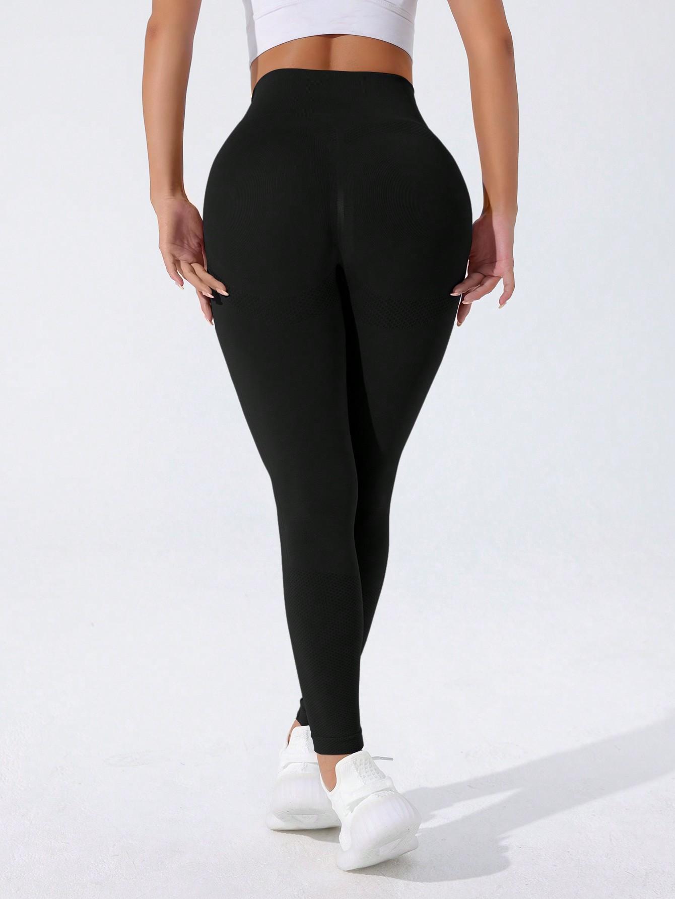 CZARNE LEGGINSY SPORTOWE WYSOKI STAN