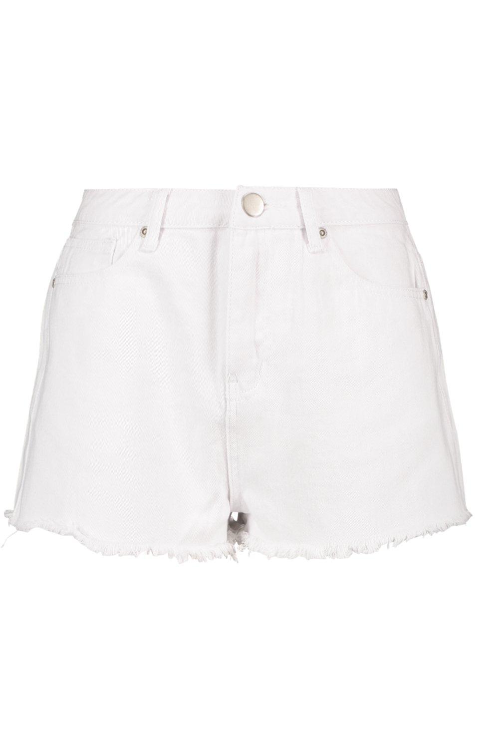 BIAŁE SPODENKI JEANS