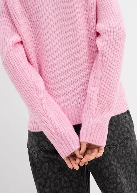 SWETER DAMSKI OKRĄGŁY DEKOLT REGULAR