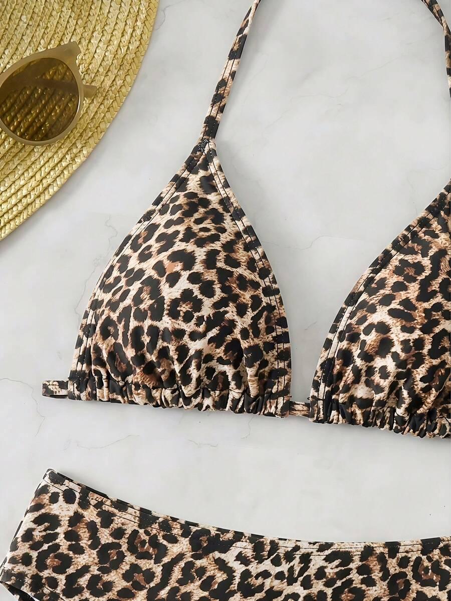 DWUCZĘŚCIOWY STRÓJ KĄPIELOWY ANIMAL PRINT
