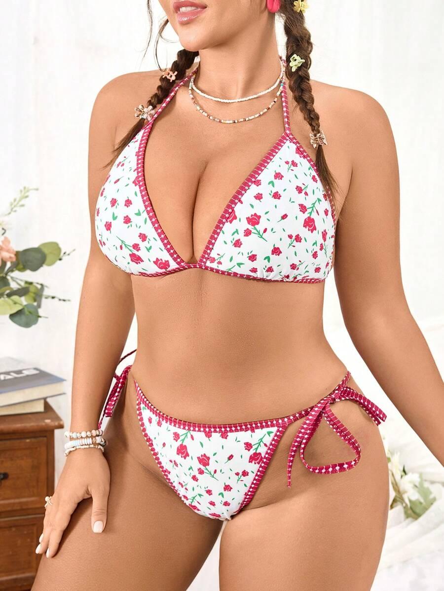 DWUCZĘŚCIOWY STRÓJ KĄPIELOWY FLORAL PRINT