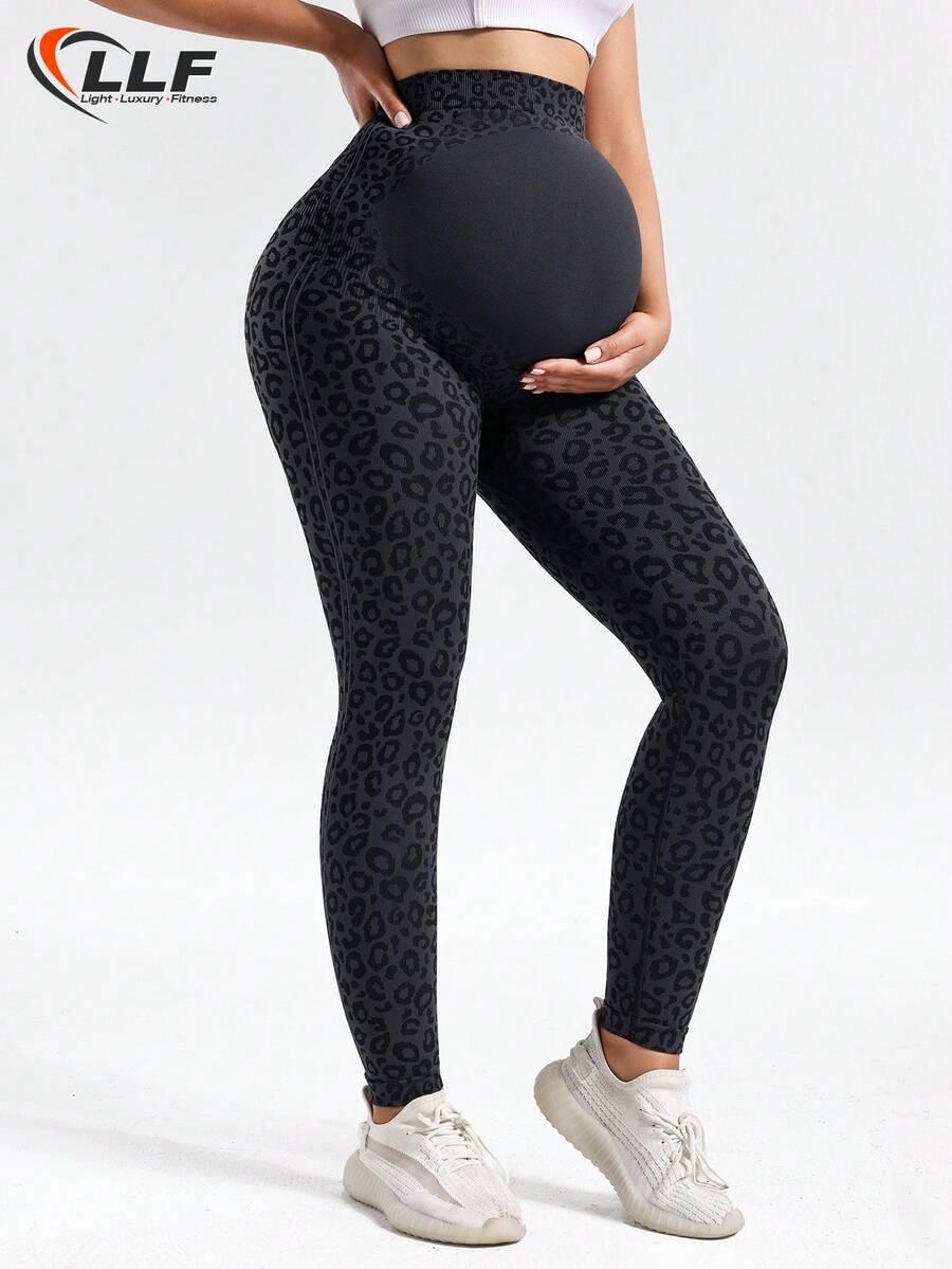 legginsy ciążowe print