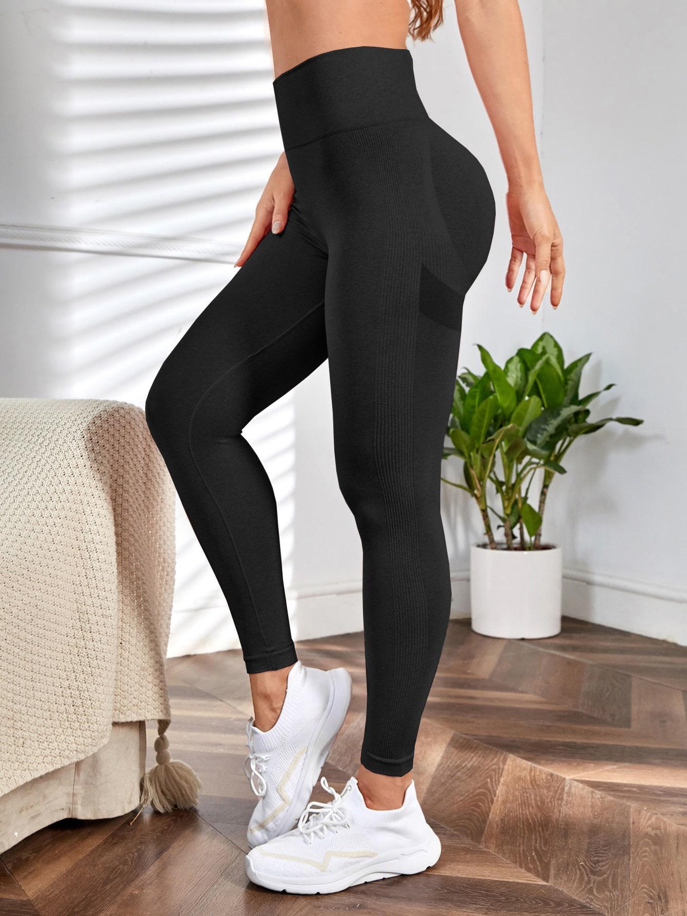 CZARNE LEGGINSY WYSOKI STAN 