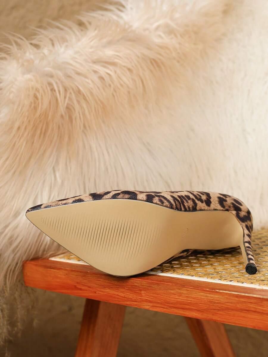 czółenka szpilka animal print