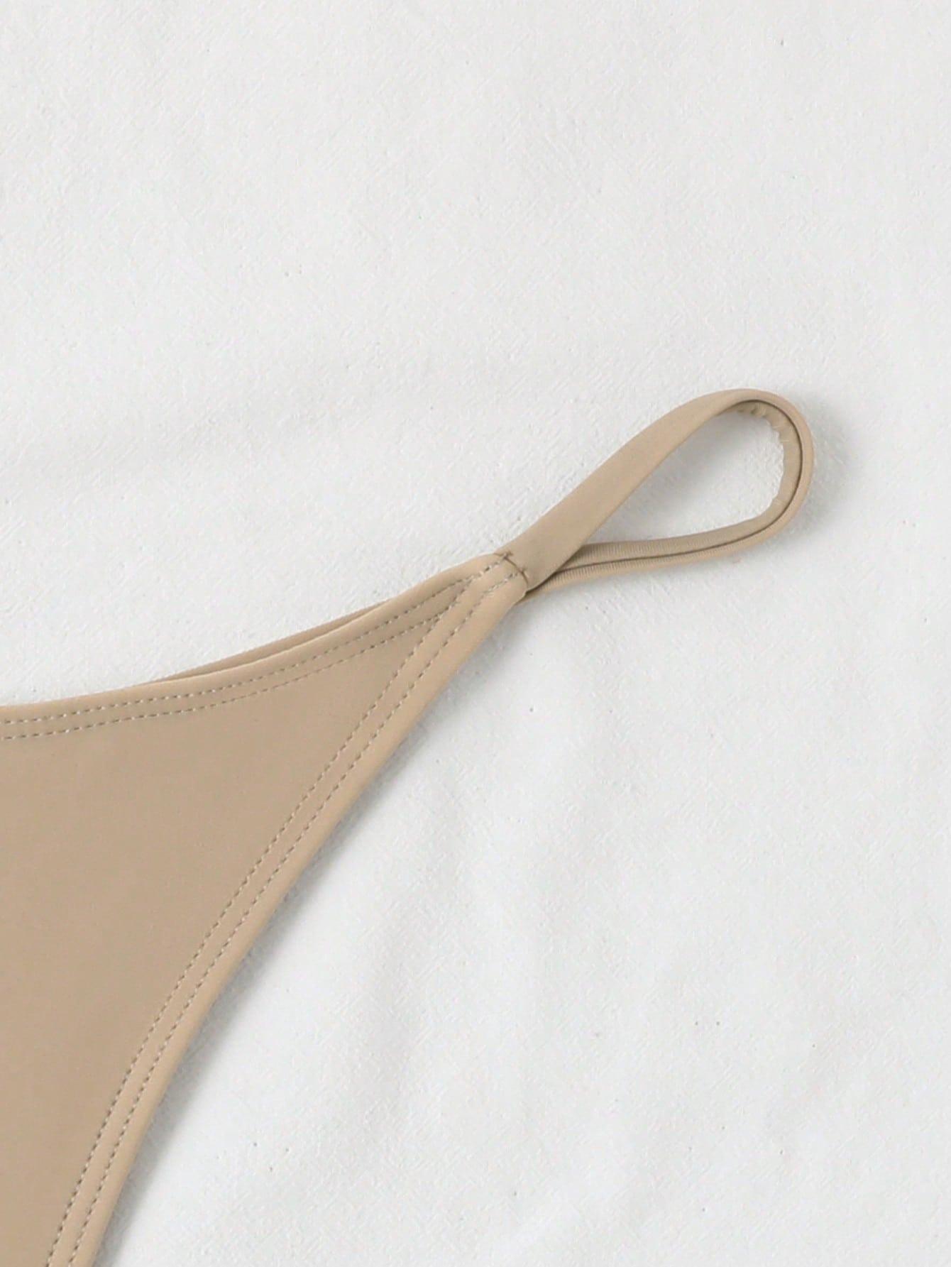 beżowy dół od bikini