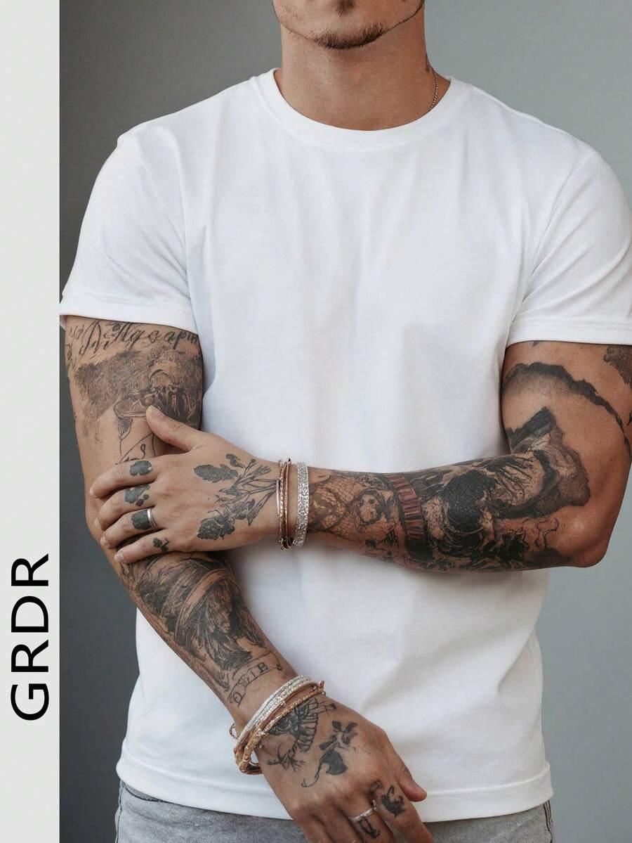 biały t-shirt basic