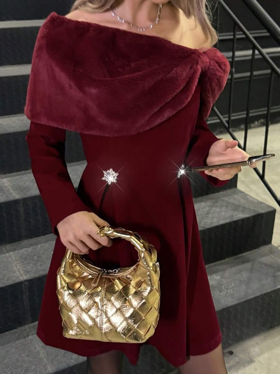 czerwona mini sukienka 