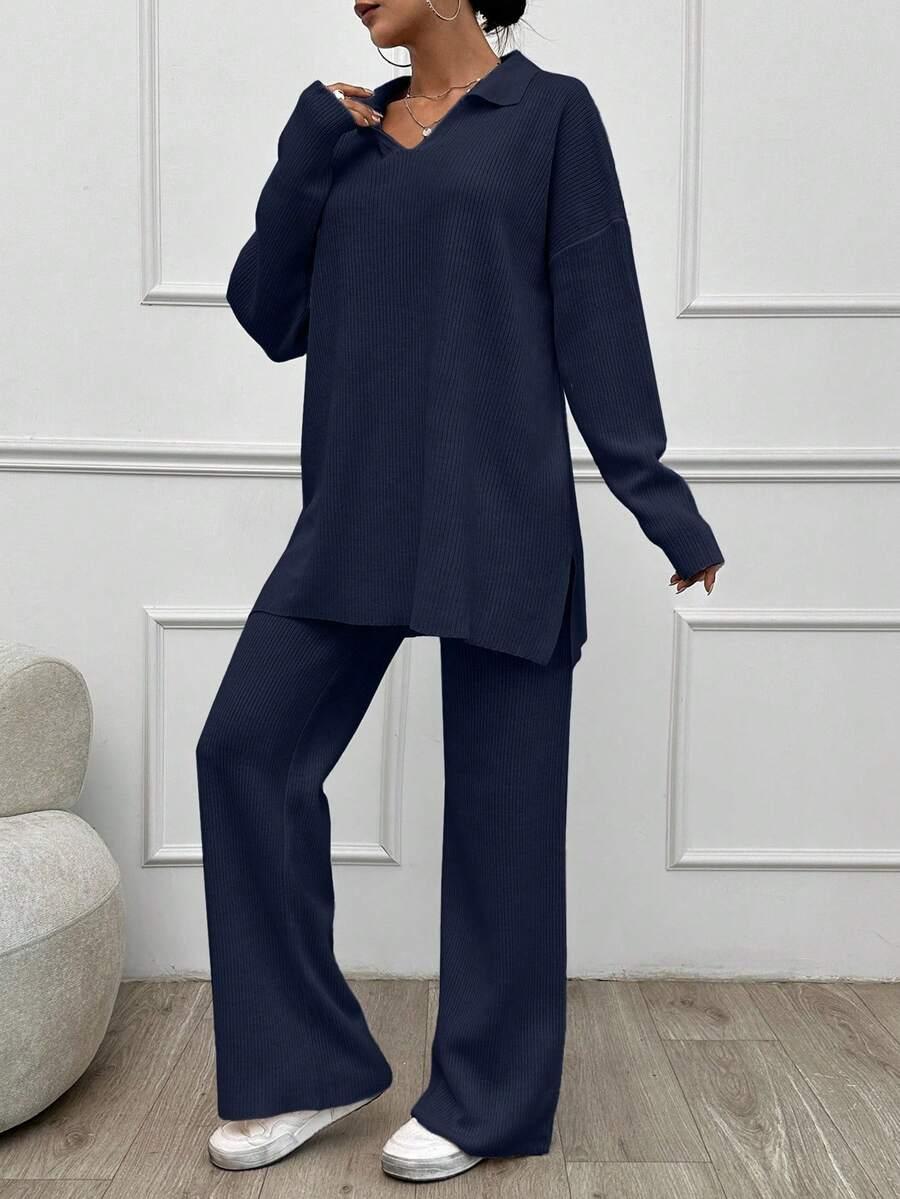 KOMPLET SWETER SPODNIE