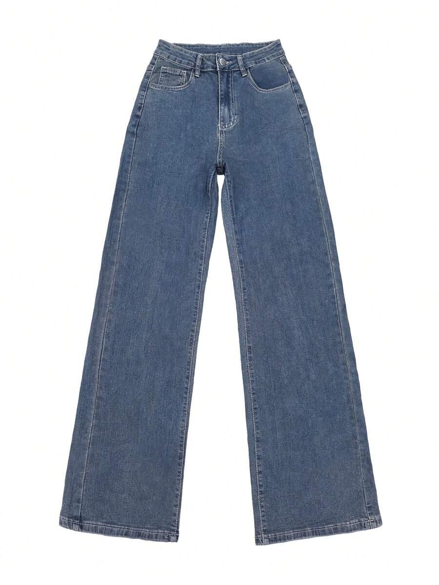 NIEBIESKIE SPODNIE JEANS