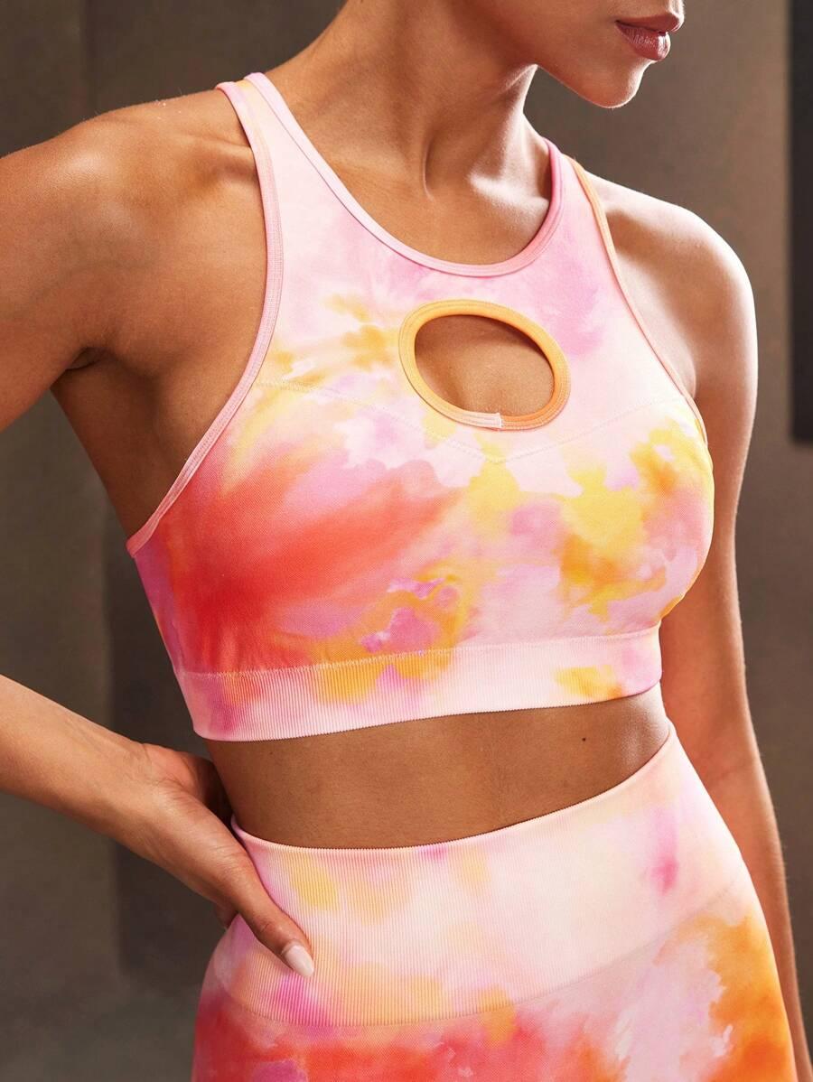 biustonosz sportowy tie-dye