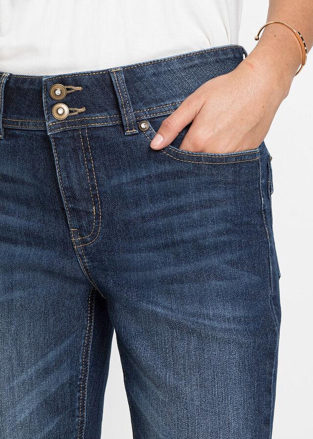 NIEBIESKIE SPODNIE JEANS BERMUDY