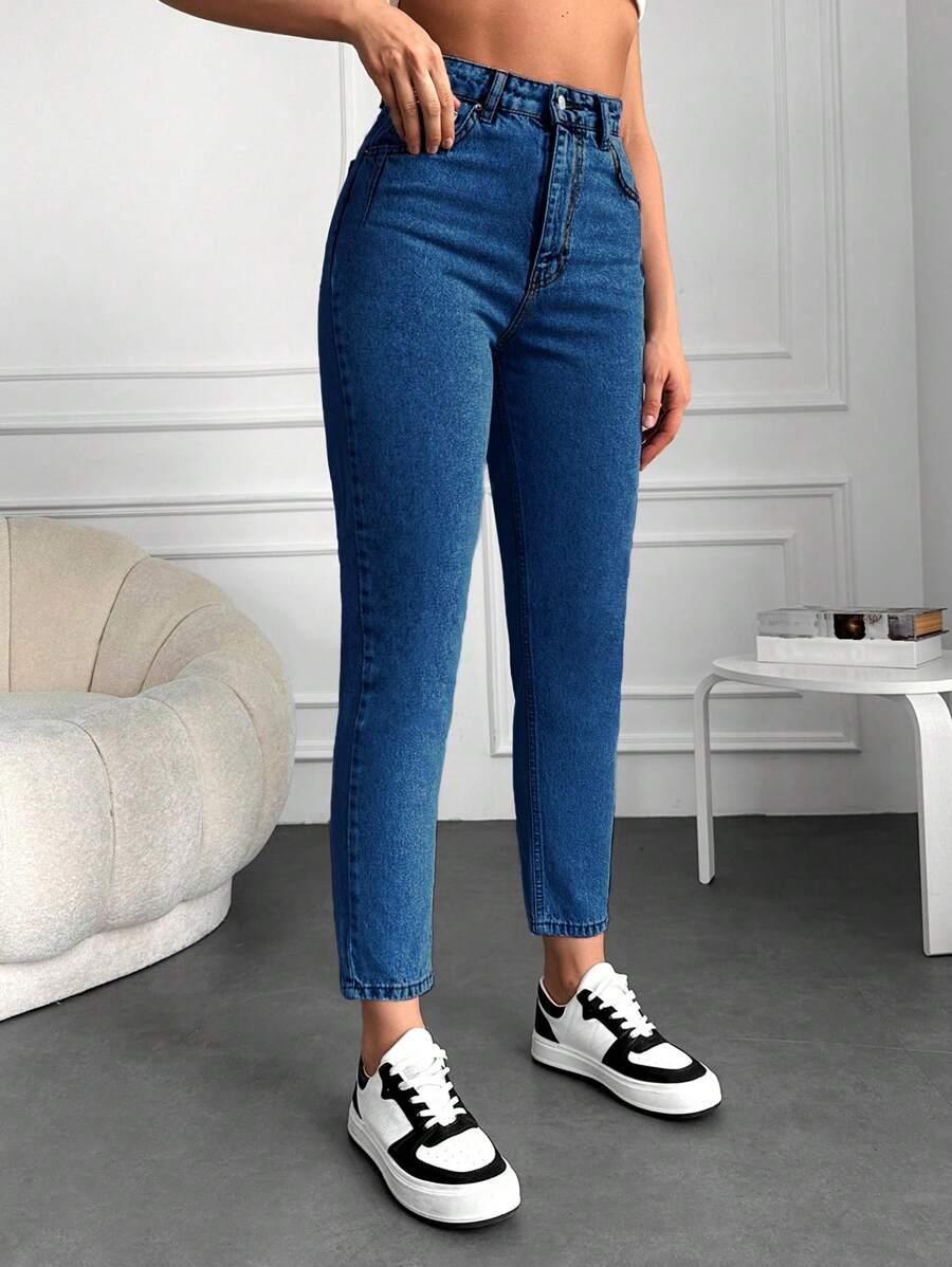 NIEBIESKIE JEANSY RURKI