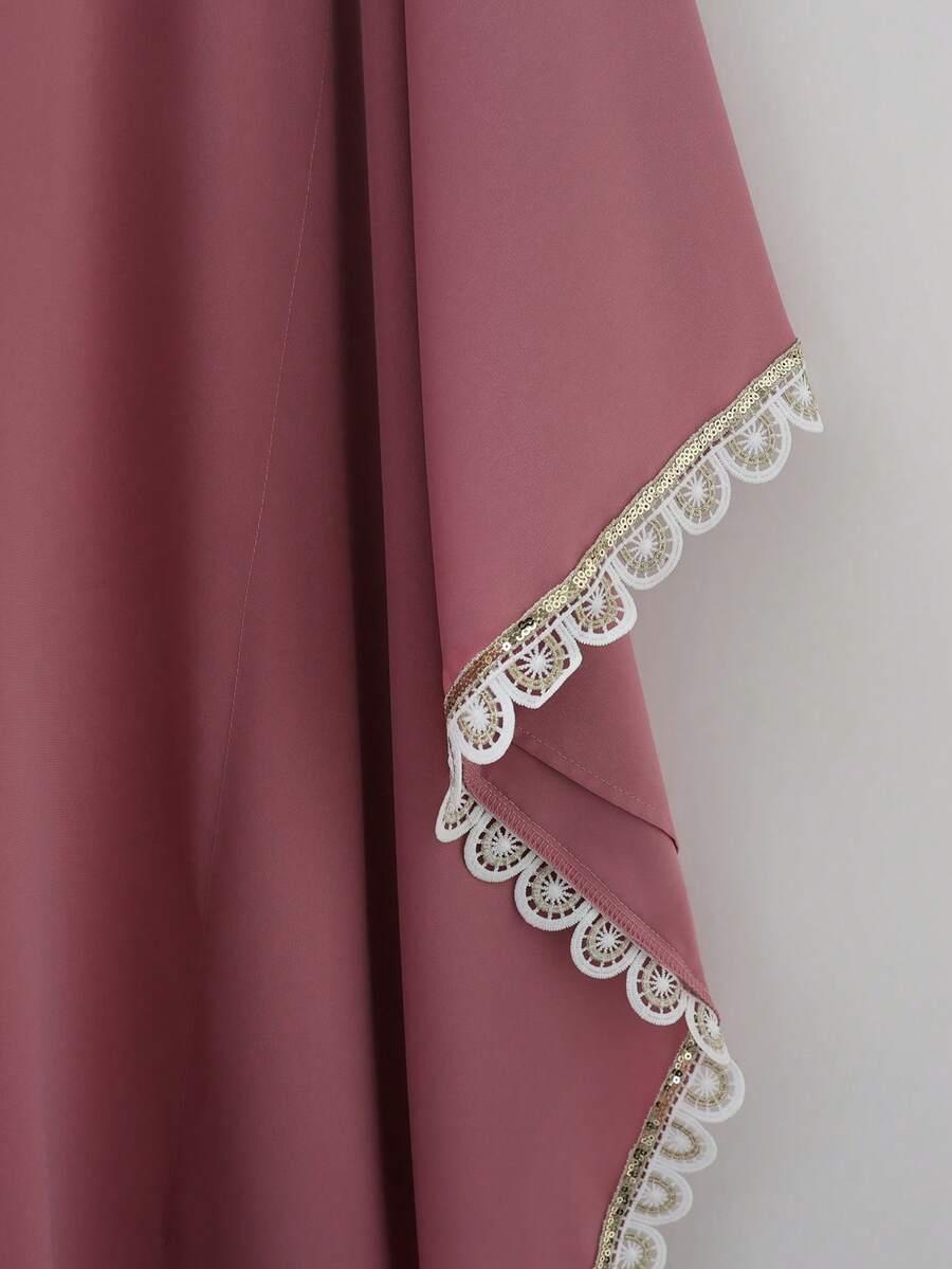 różowa sukienka v-neck