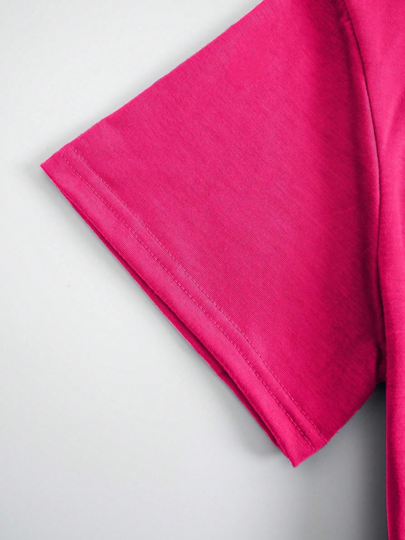T-SHIRT DAMSKI OKRĄGŁY DEKOLT