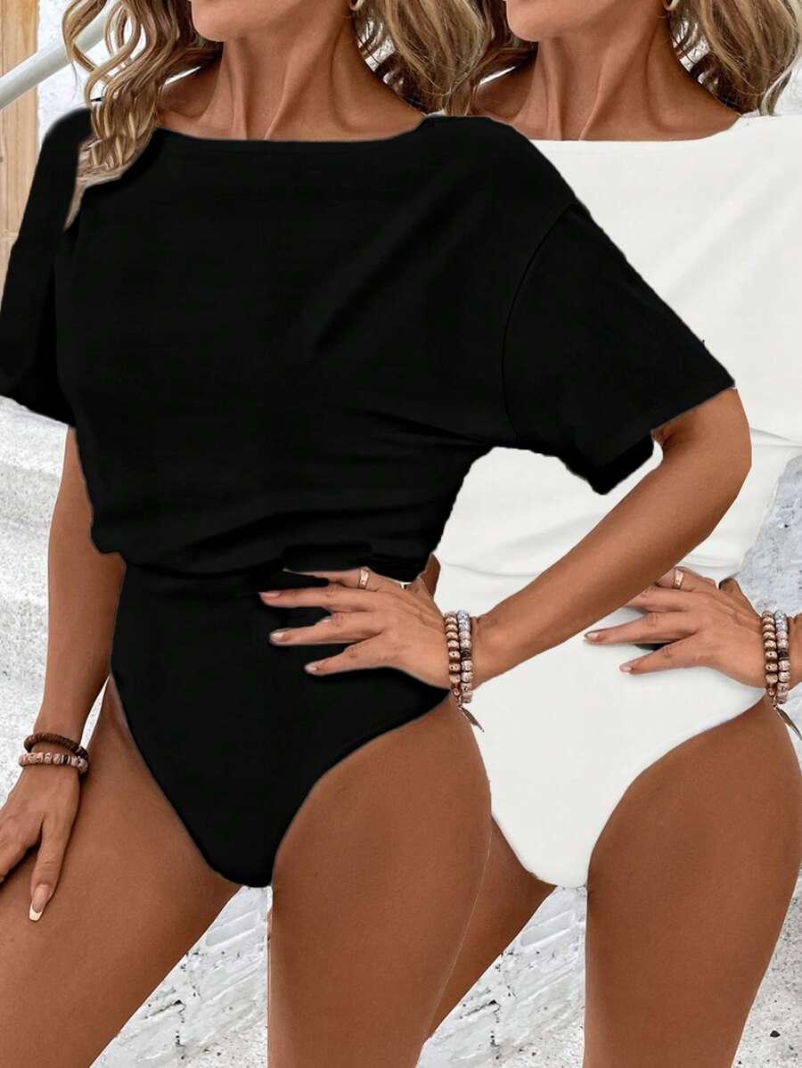BODY KRÓTKI RĘKAW 2-PACK
