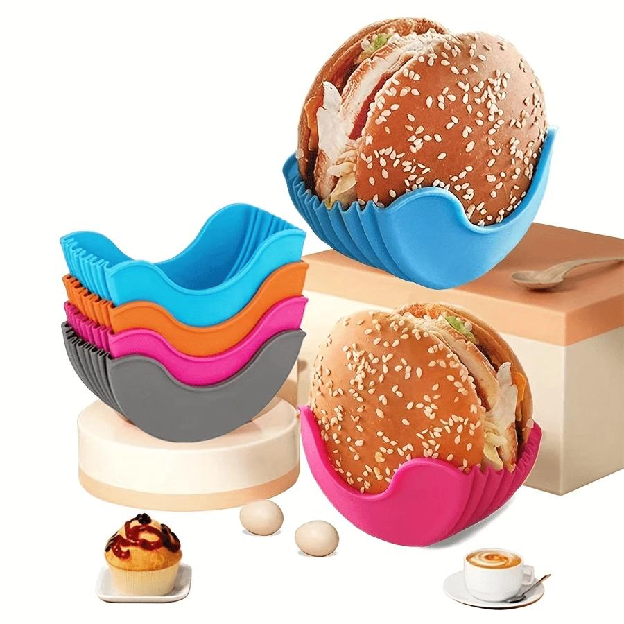silikonowy pojemnik forma na hamburgera