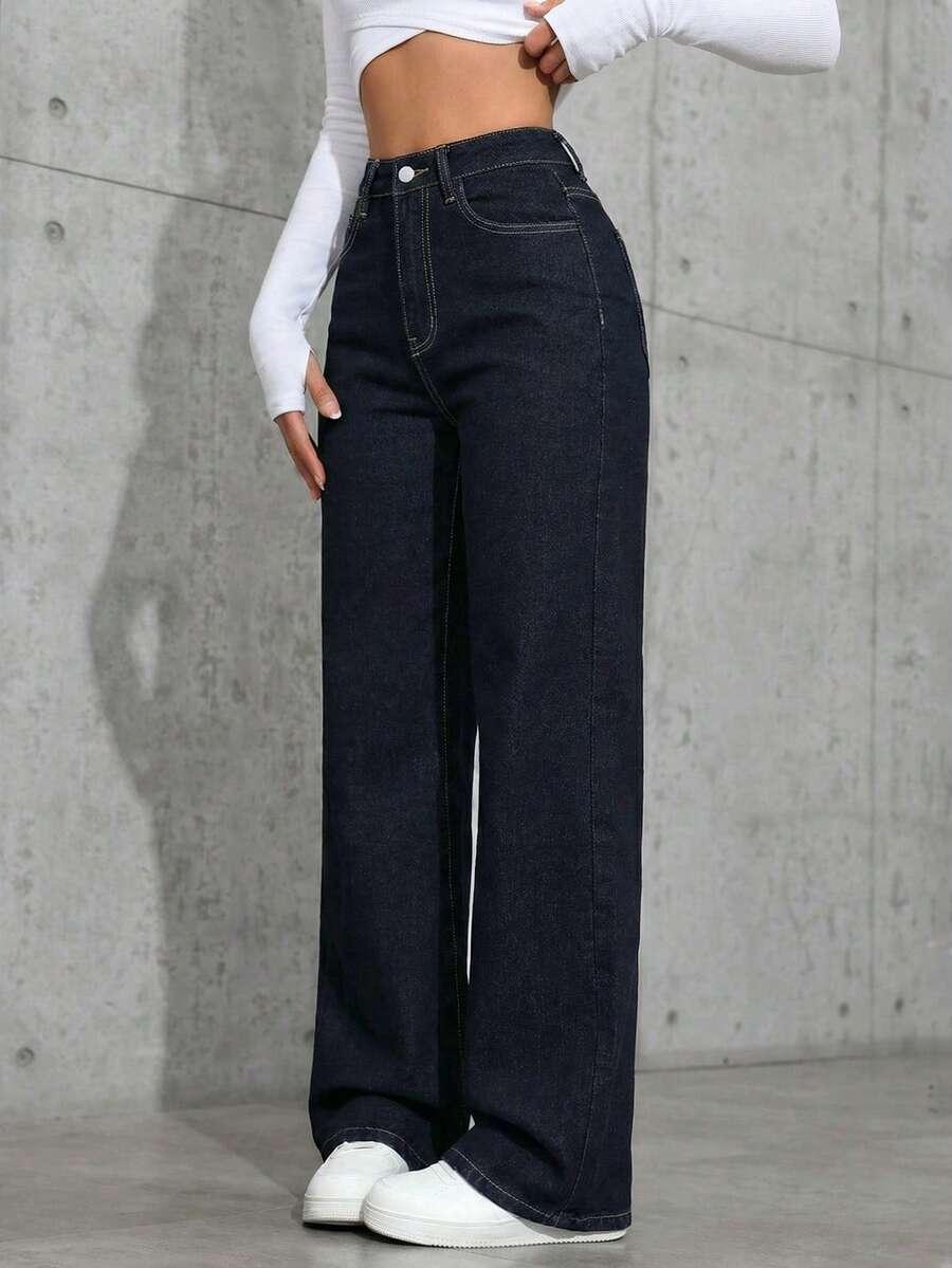 SPODNIE JEANS WYSOKI STAN