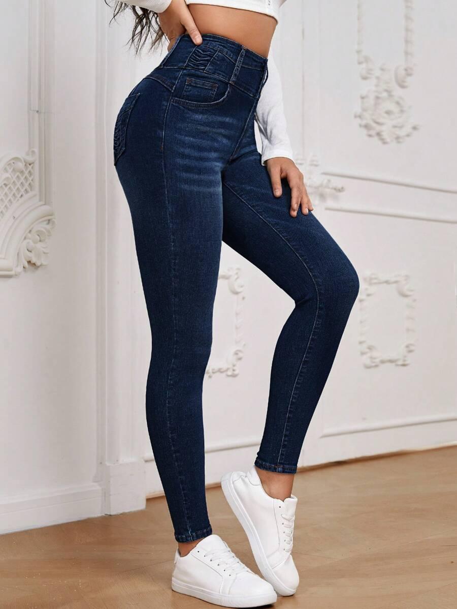 SPODNIE JEANS RURKI